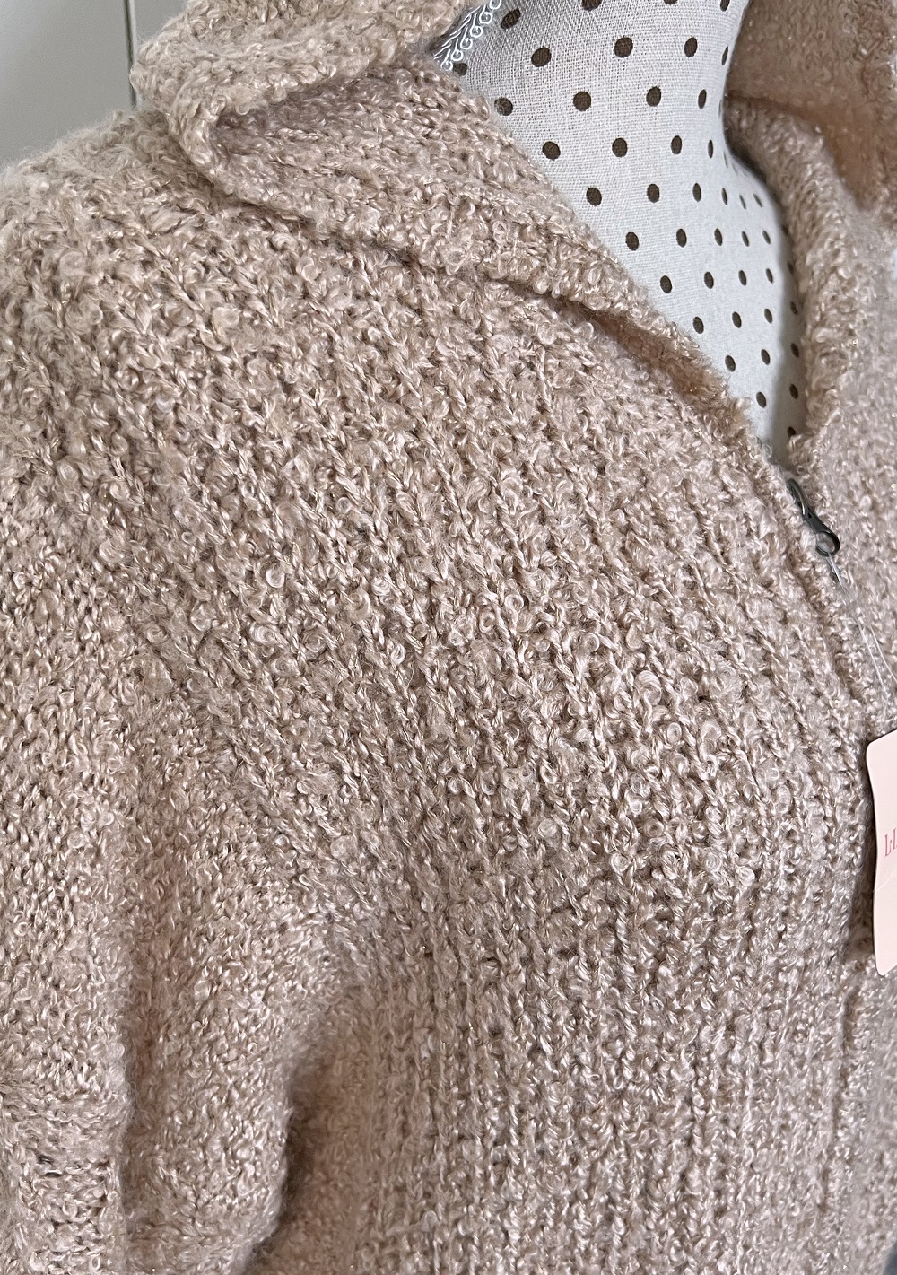 Liz Lisa peach knit hoodie Hoodies Kei Market Buy and Sell
